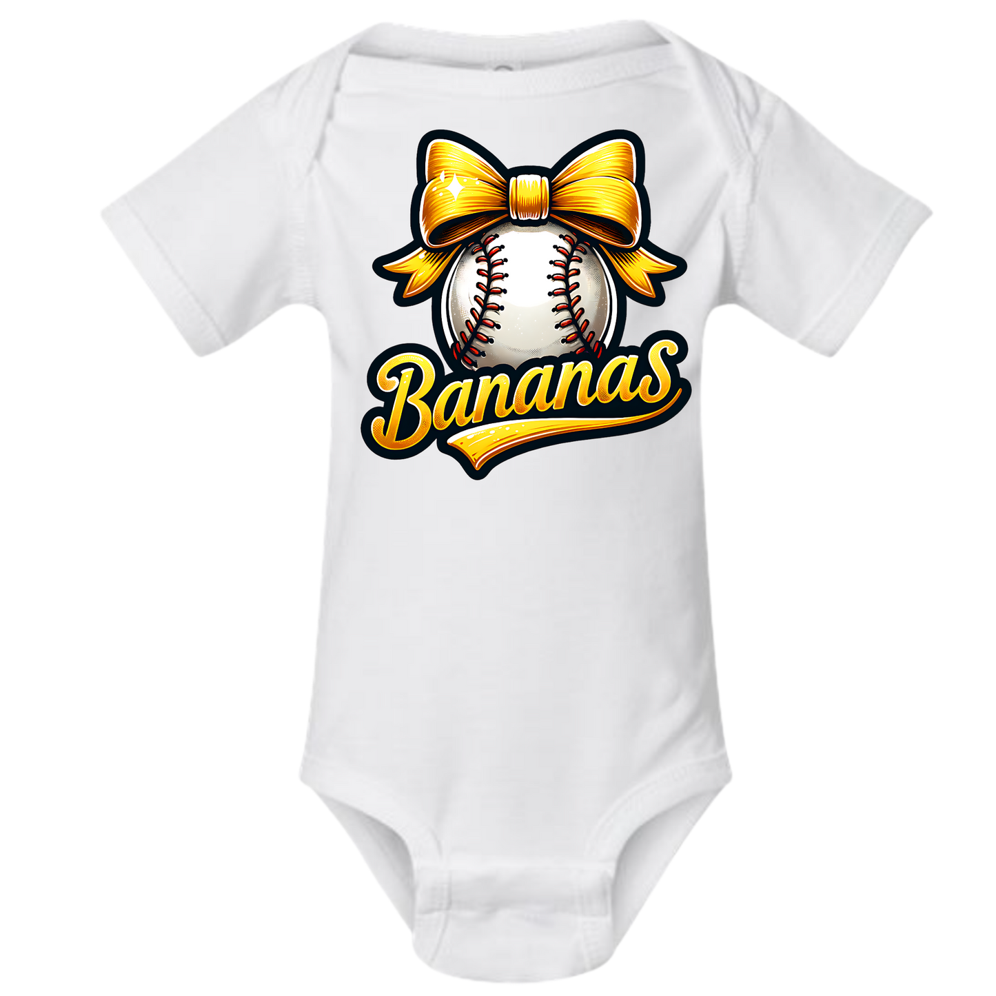 BANANA BASEBALL BOW TEE