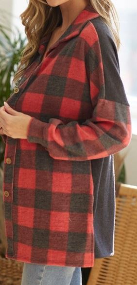 RED & BLACK SHACKET