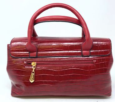RED CROC PURSE