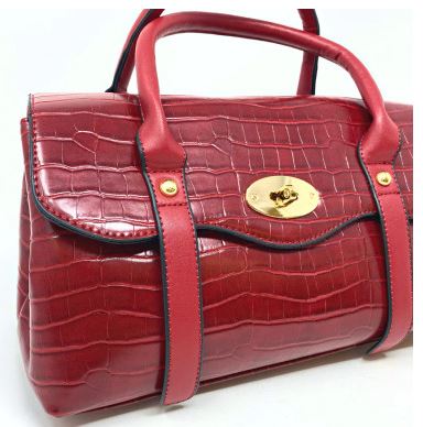 RED CROC PURSE