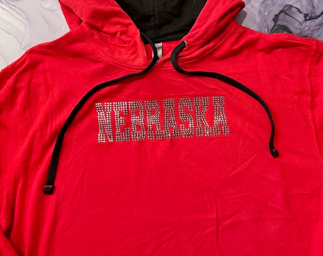 RED CONTRAST HOODIE