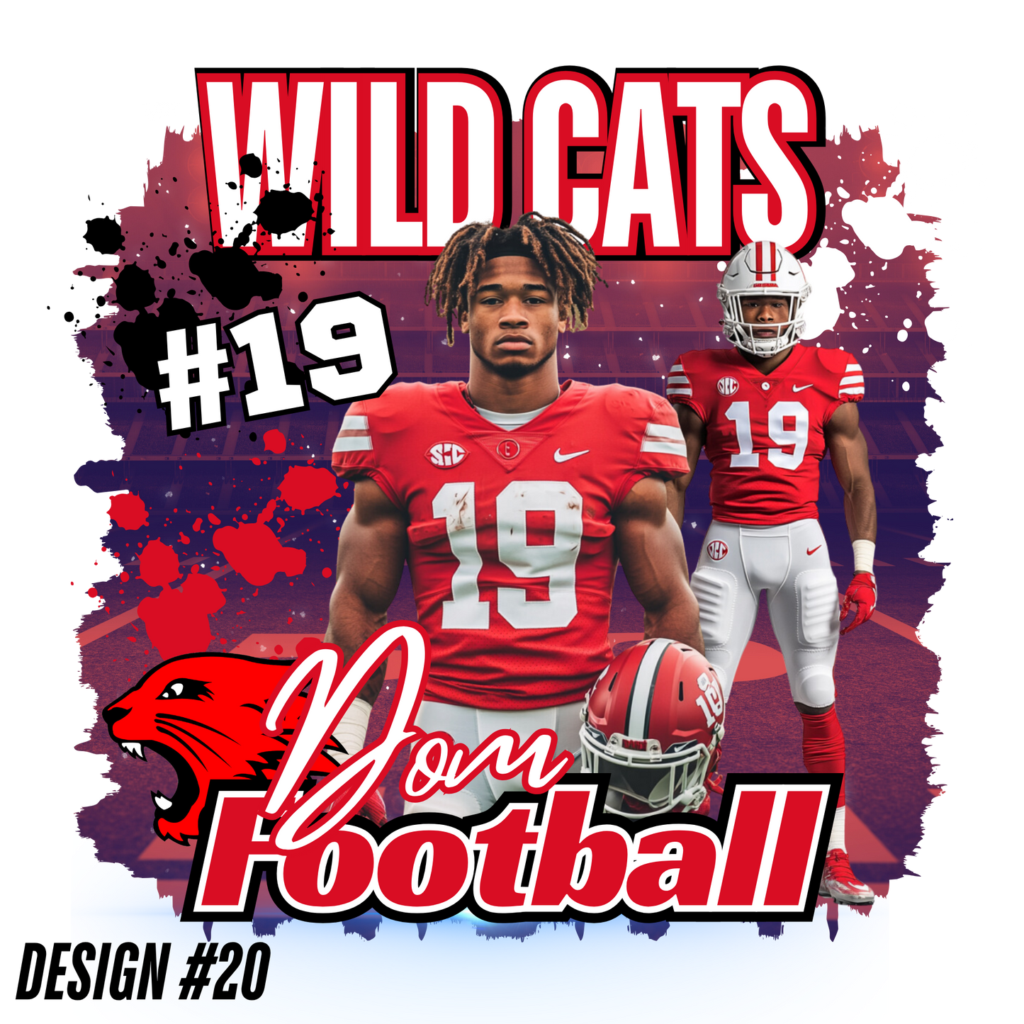 SPORTS CUSTOM APPAREL FOOTBALL