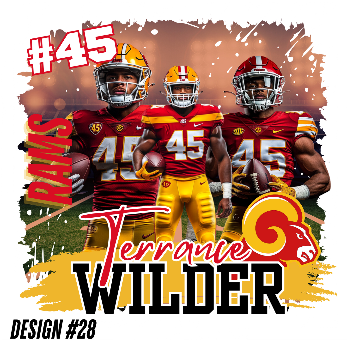 SPORTS CUSTOM APPAREL FOOTBALL