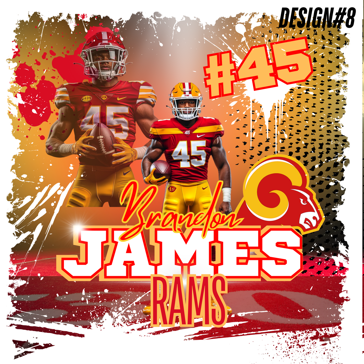 SPORTS CUSTOM APPAREL FOOTBALL