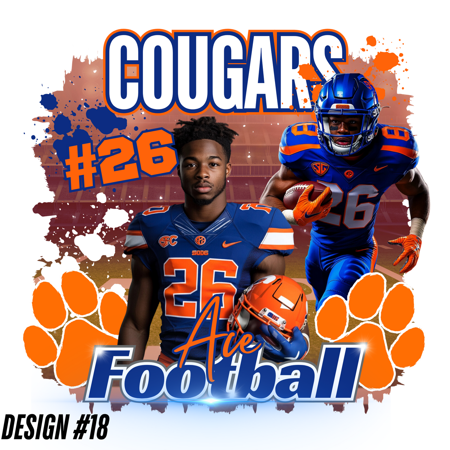 SPORTS CUSTOM APPAREL FOOTBALL