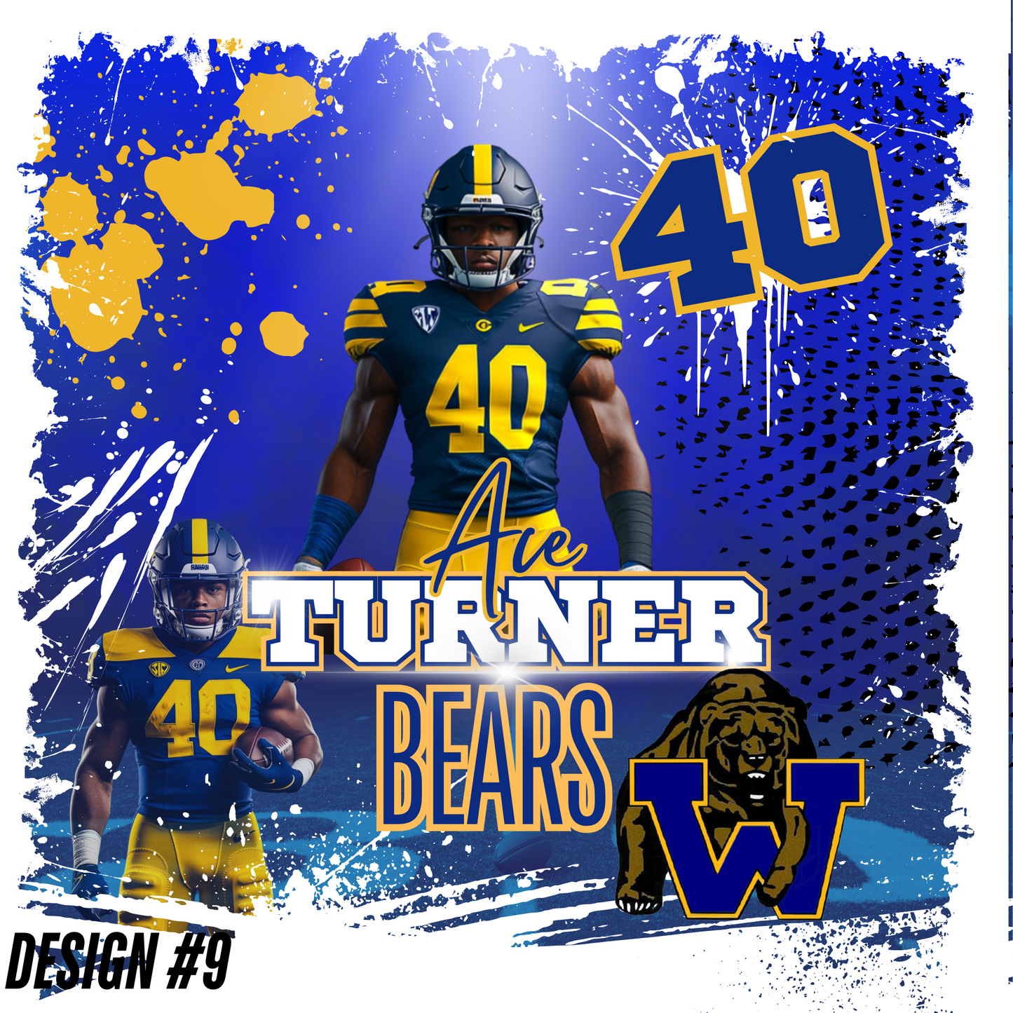 SPORTS CUSTOM APPAREL FOOTBALL