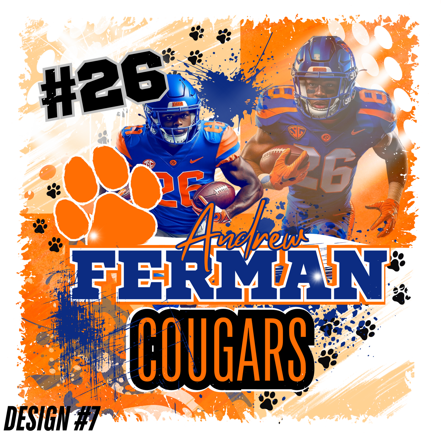 SPORTS CUSTOM APPAREL FOOTBALL