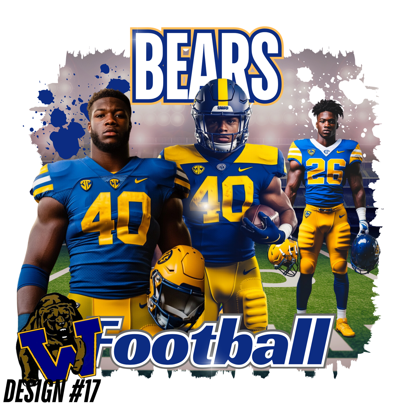 SPORTS CUSTOM APPAREL FOOTBALL