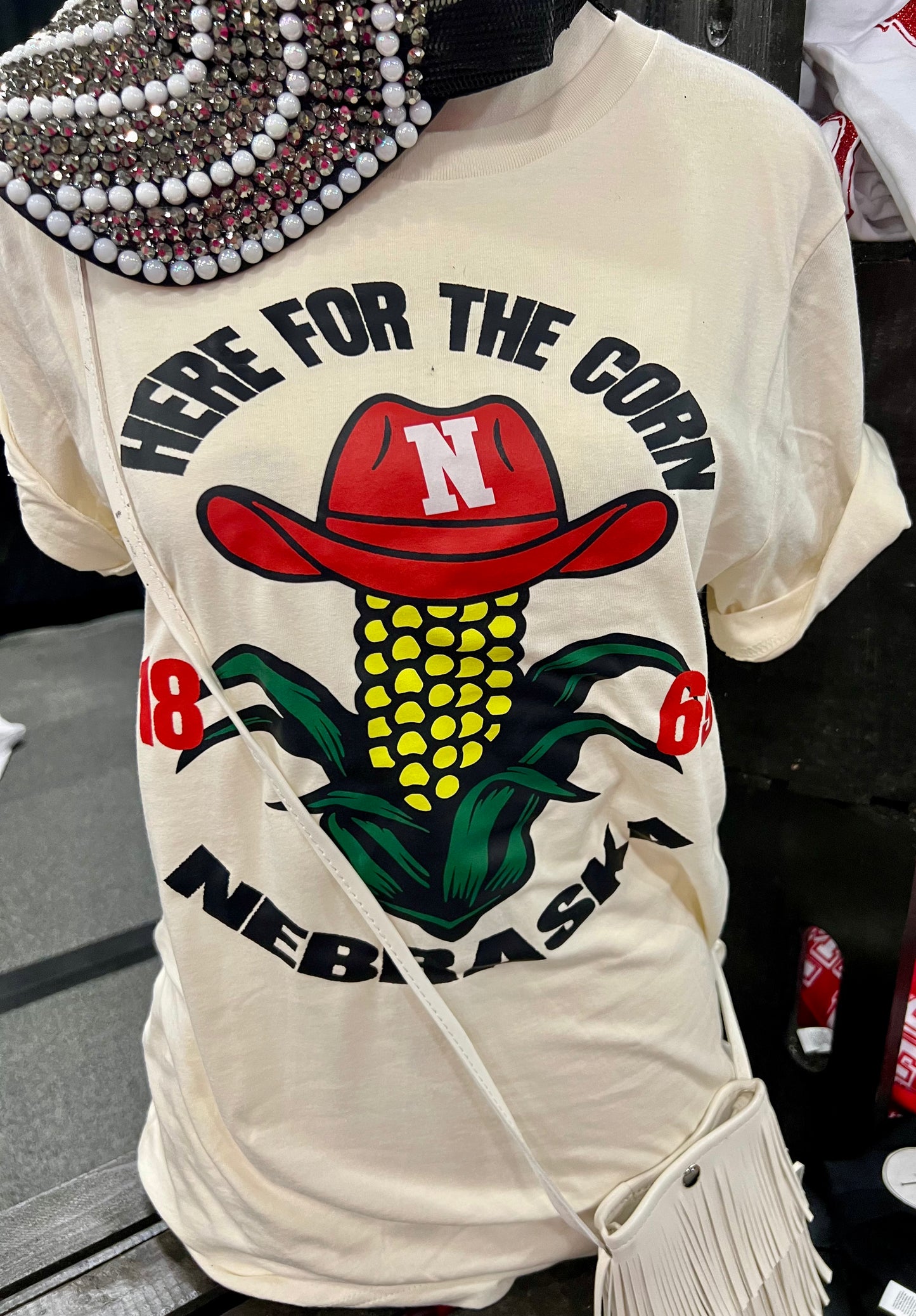 HERE FOR THE CORN TSHIRT