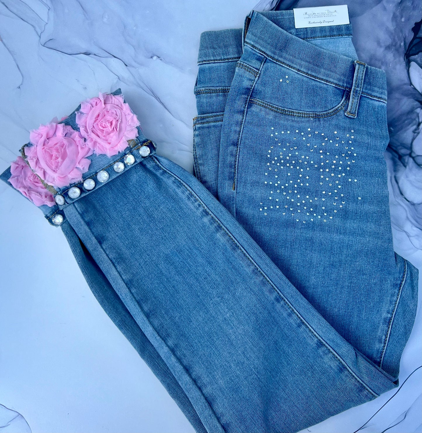 FLOWER SPARKLE JEANS