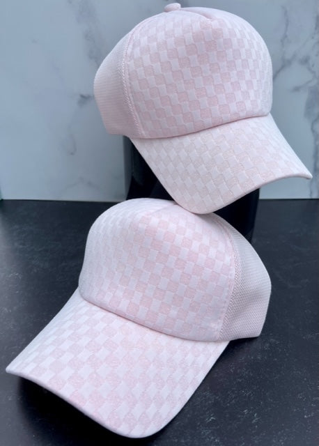 GLAM CHECK MESH CAP