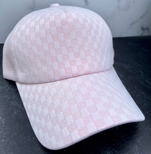 GLAM CHECK MESH CAP