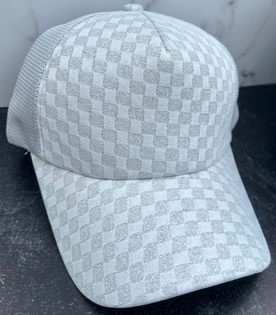 GLAM CHECK MESH CAP