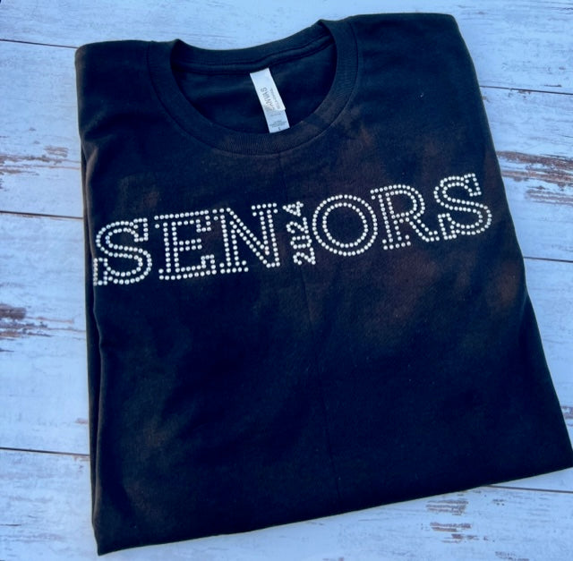 SENIOR 2024 RHINESTONE TSHIRT SECOND SET OF COLORS