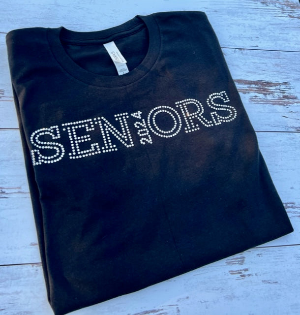 SENIOR 2024 RHINESTONE TSHIRT SECOND SET OF COLORS