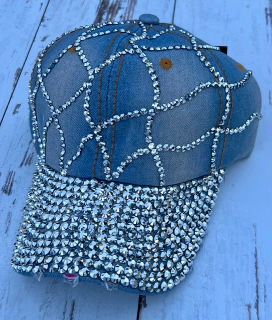 DENIM SPARKLE CAP