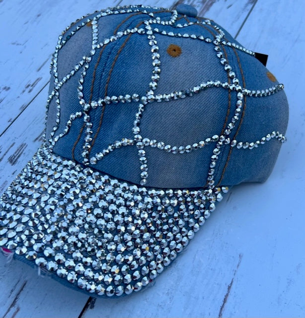 DENIM SPARKLE CAP