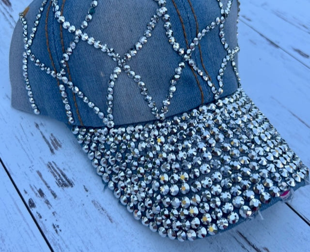 DENIM SPARKLE CAP
