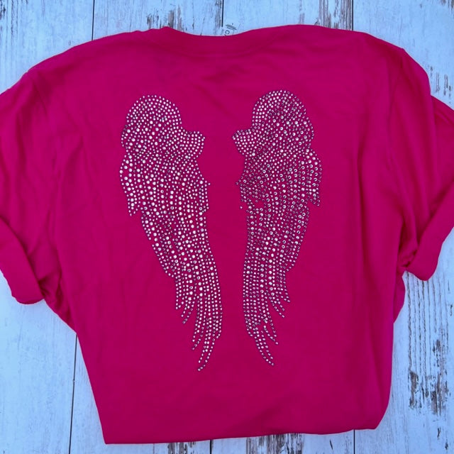 HOPE White Flower/Angel Wings T-Shirt