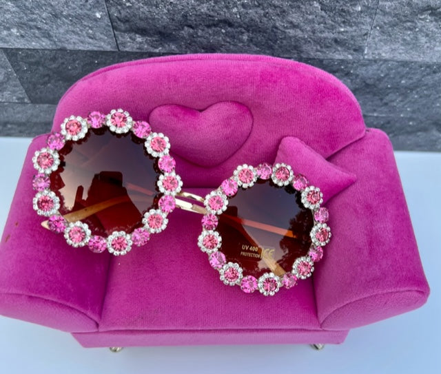 FLOWER RHINESTONE SUNNIES