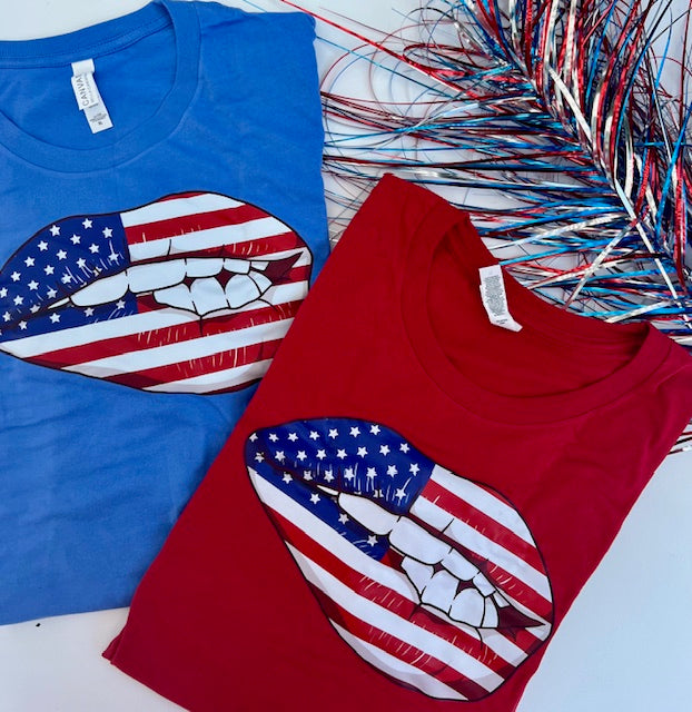 LIPS AMERICANA TSHIRT