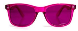 COLORED MOOD GLASSES (Color Therapy)