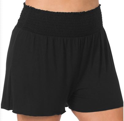 SMOCKED SHORTS