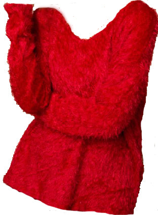 FUZZY SWEATER
