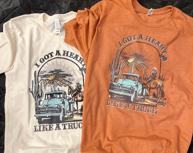 HEART LIKE A TRUCK T-SHIRT