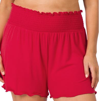 SMOCKED SHORTS