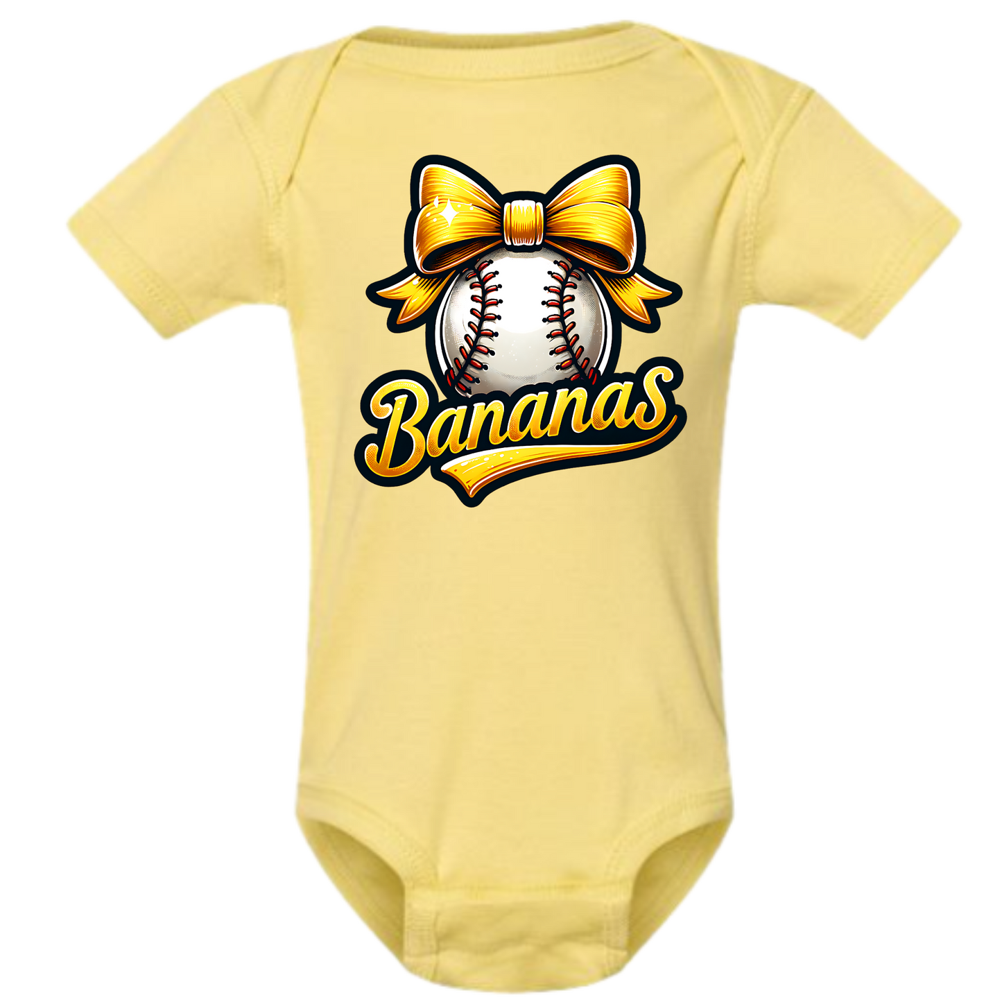 BANANA BASEBALL BOW TEE