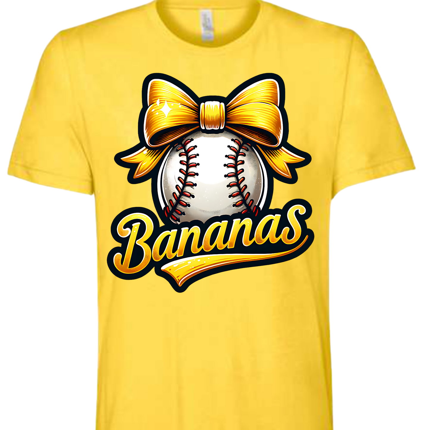BANANA BASEBALL BOW TEE