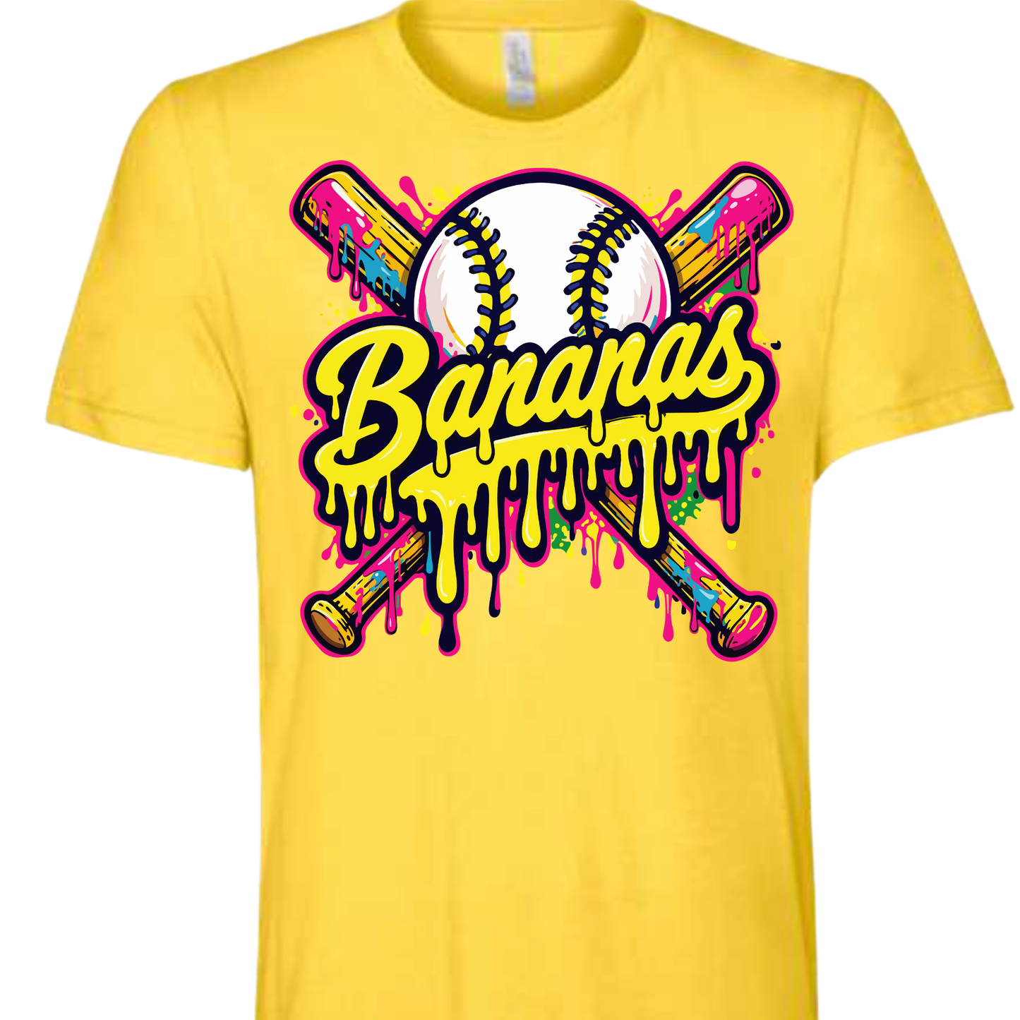 BANANA COLORFUL BATS