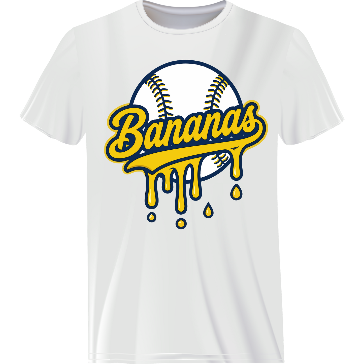 BANANA MIDDLE DRIP TEE