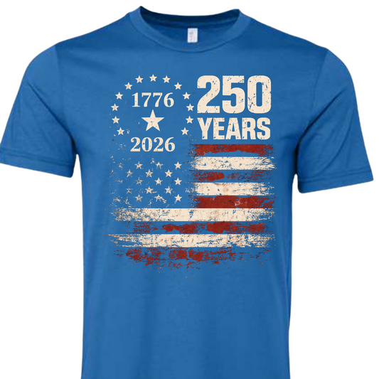 250 YEARS FLAG TEE