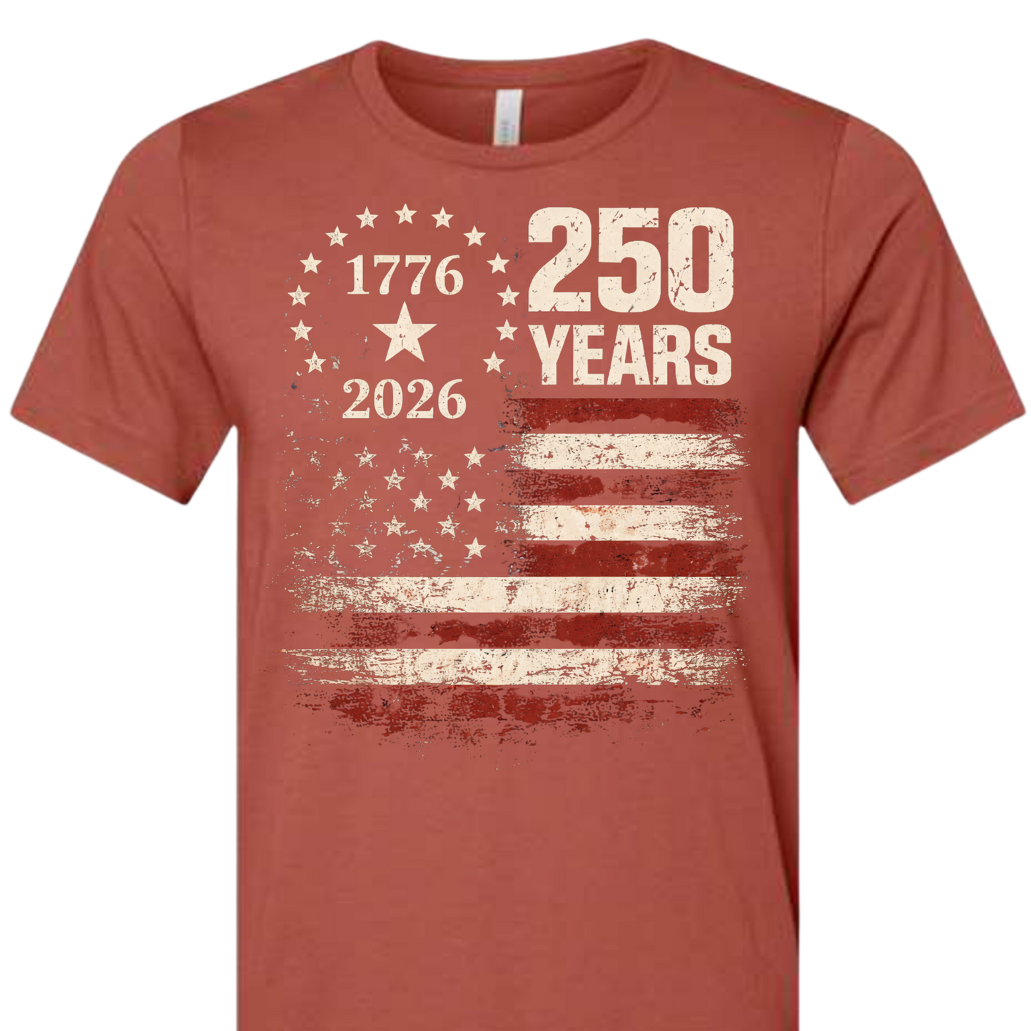 250 YEARS FLAG TEE