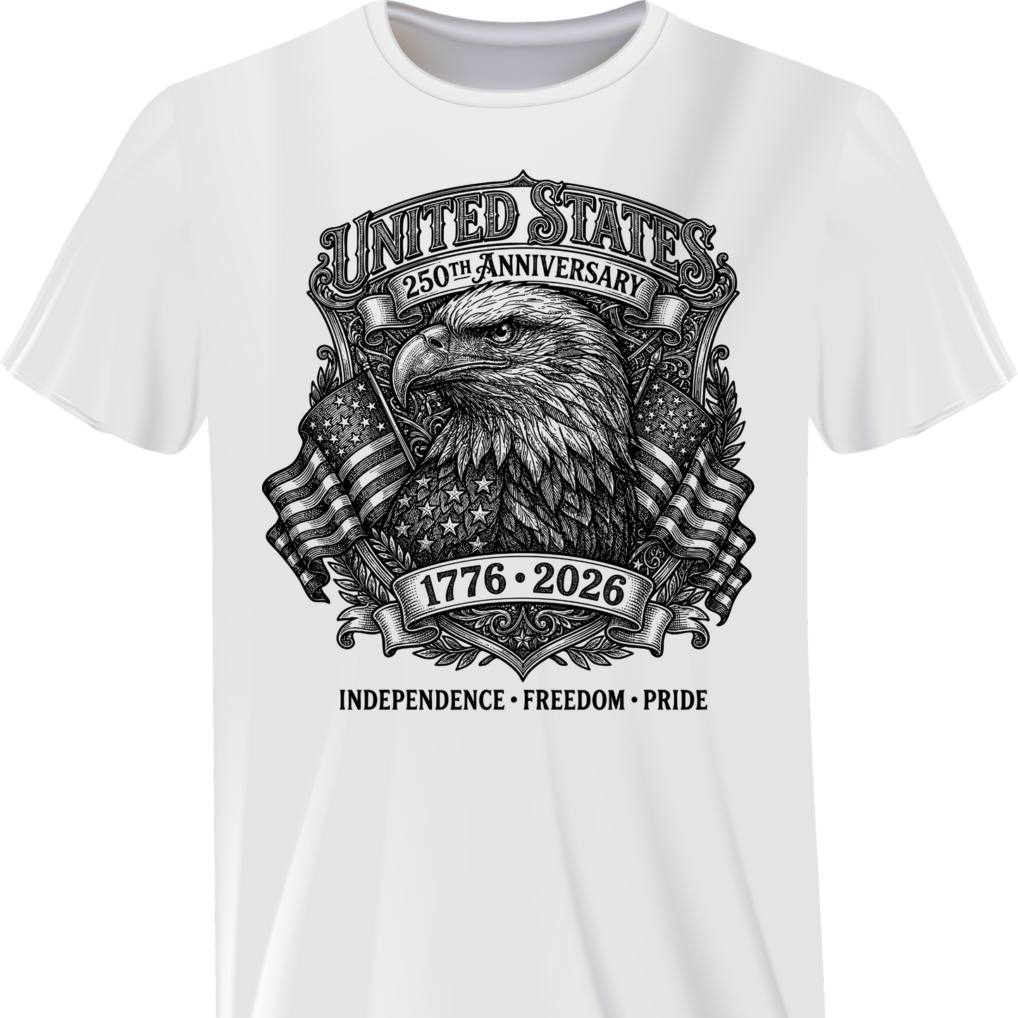 250 EAGLE SKETCH TEE
