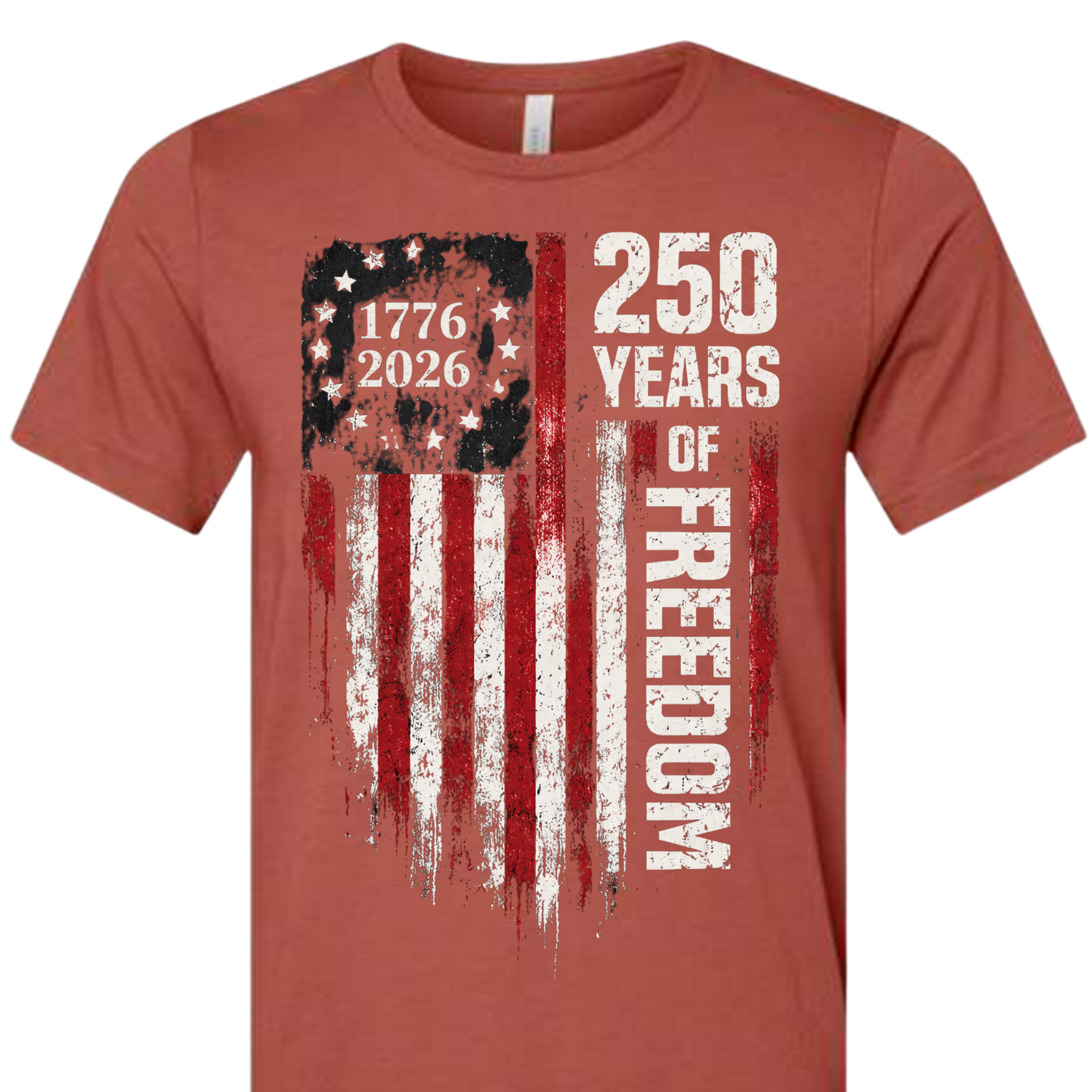 250 YEARS OF FREEDOM FLAG TEE