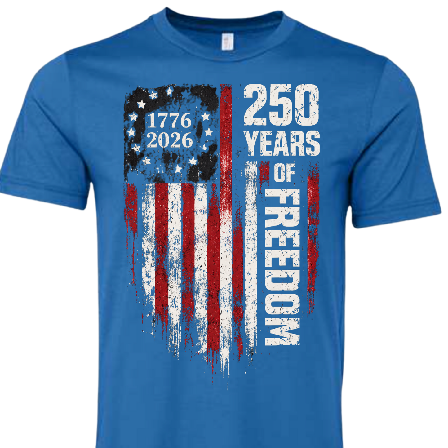 250 YEARS OF FREEDOM FLAG TEE