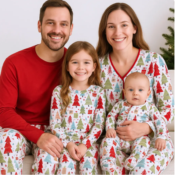 CHRISTMAS MERRY COORDINATING JAMMIES