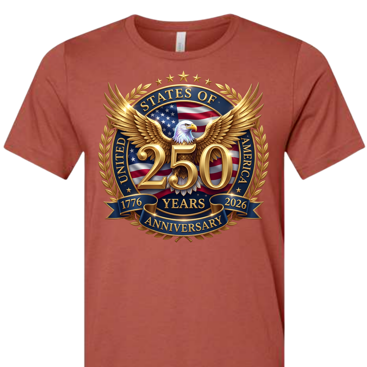 250 GOLDEN EAGLE CREST TEE