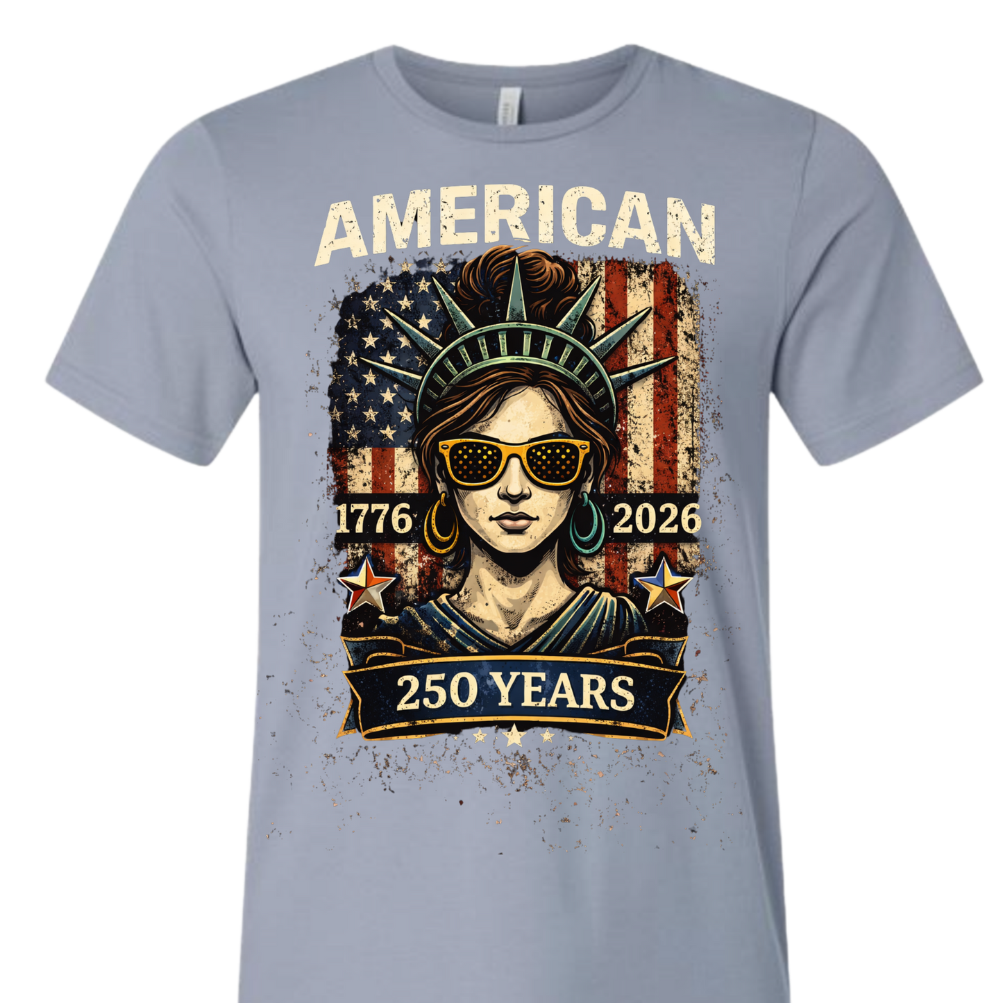 250 COOL STATUE OF LIBERTY TEE