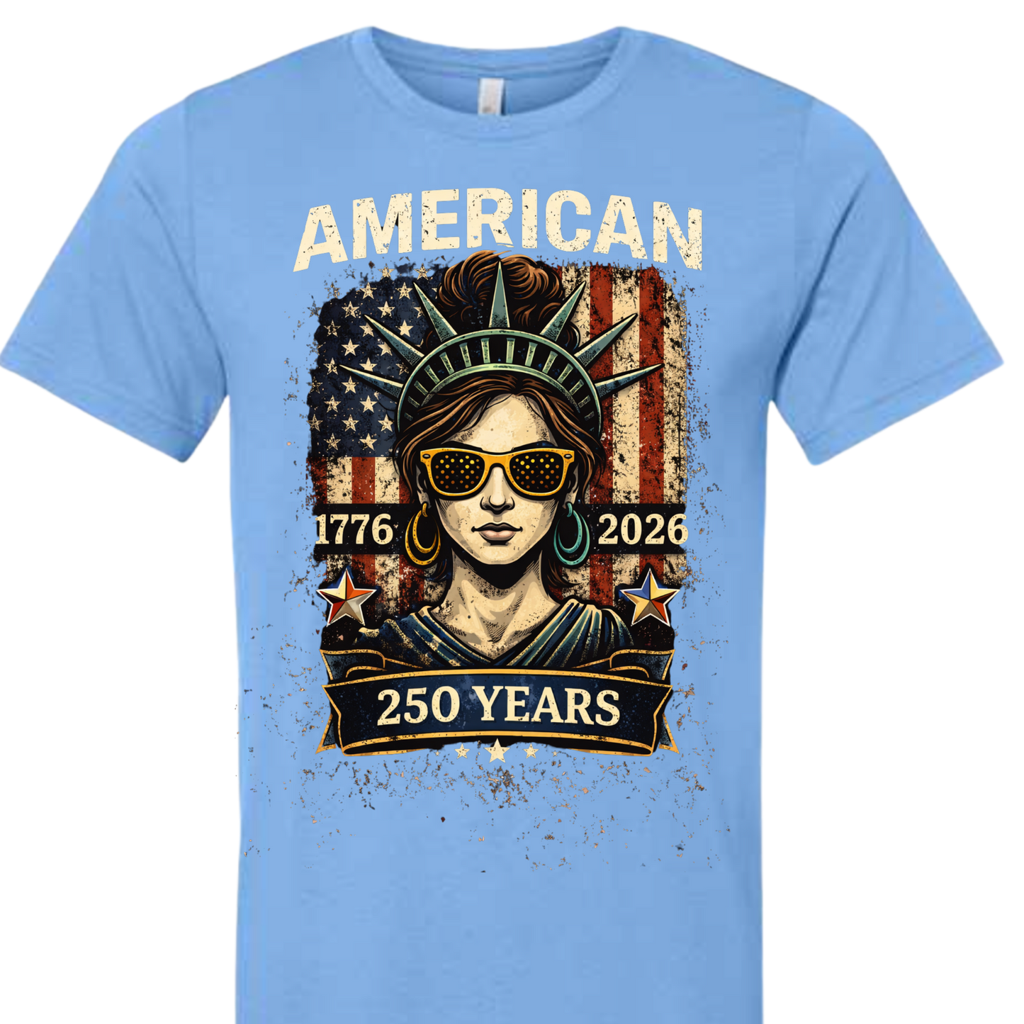 250 COOL STATUE OF LIBERTY TEE