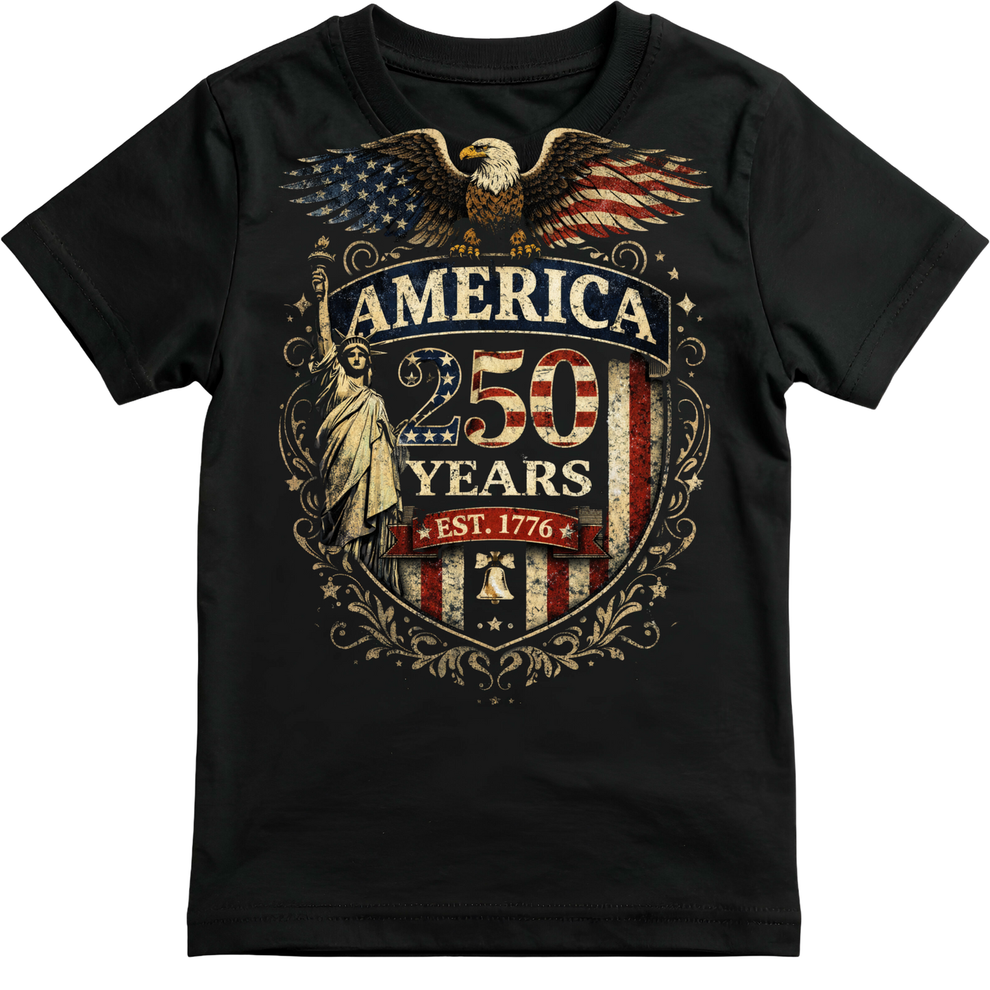 250 EAGLE FULL CREST TEE
