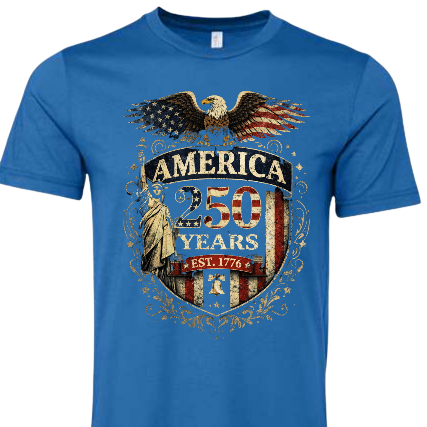 250 EAGLE FULL CREST TEE