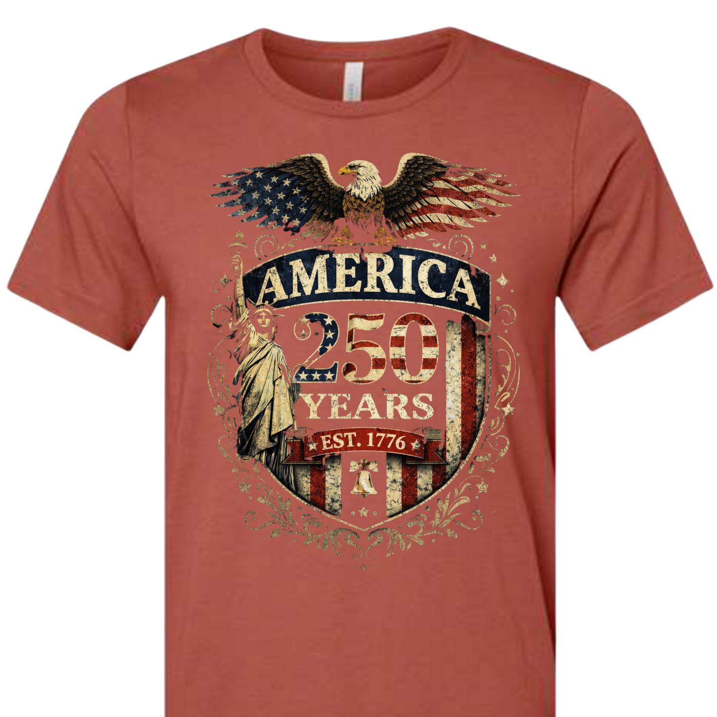 250 EAGLE FULL CREST TEE
