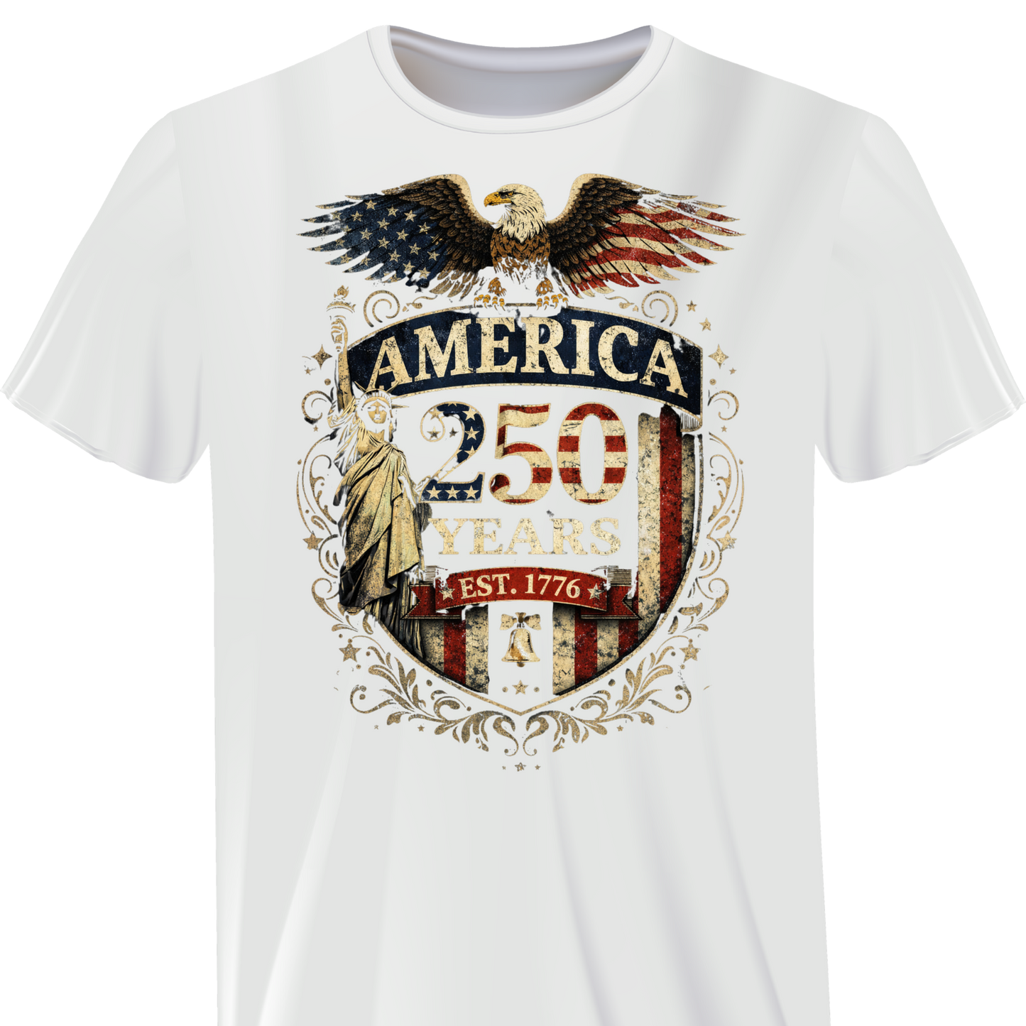 250 EAGLE FULL CREST TEE