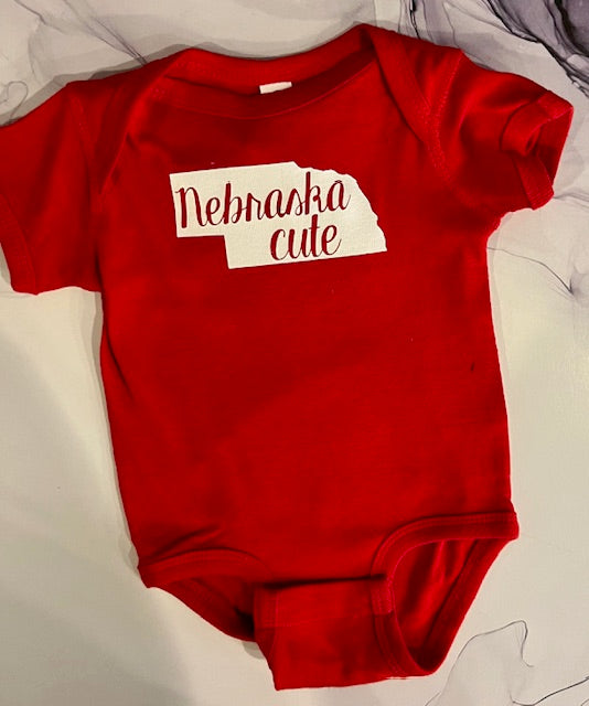 NEBRASKA CUTE ONESIE